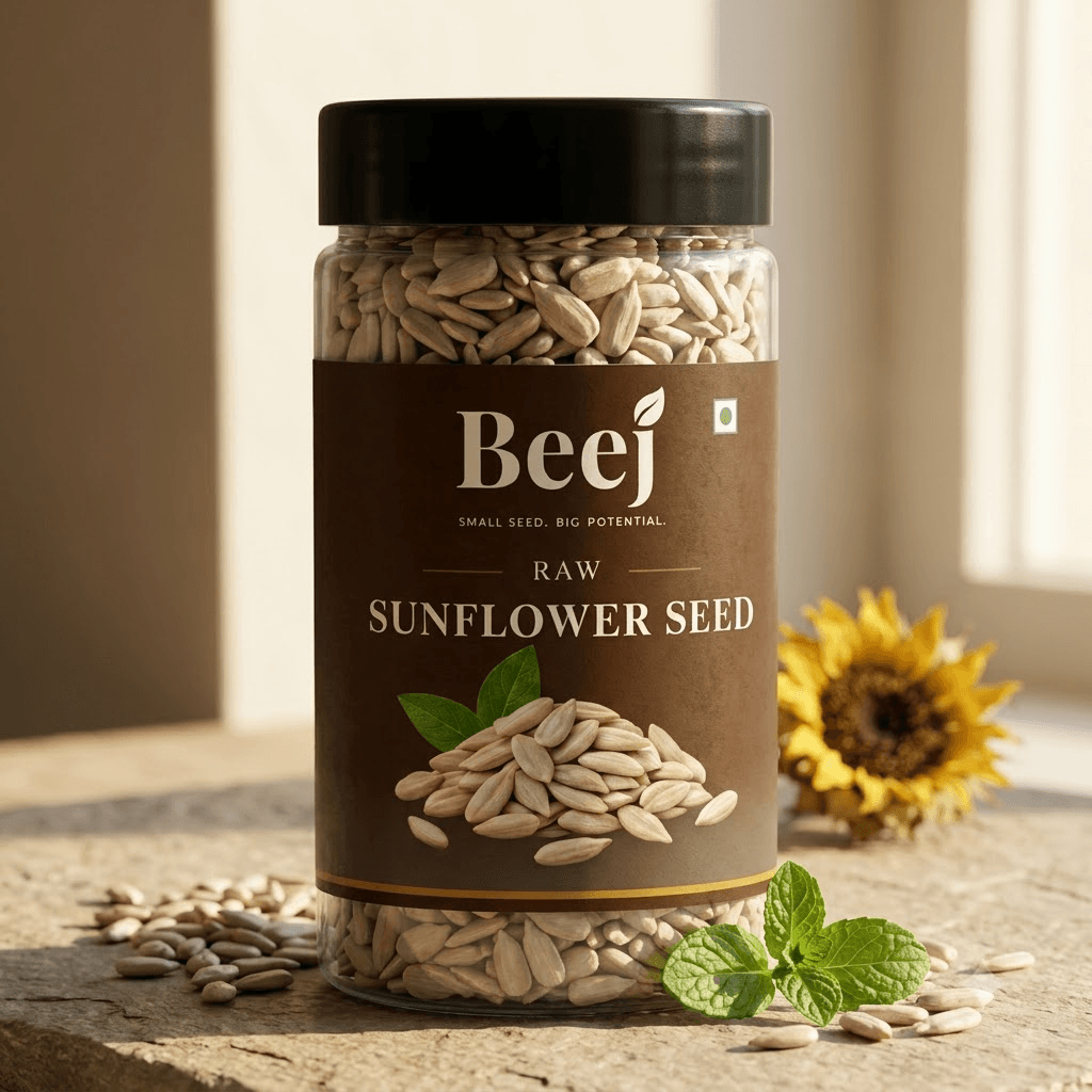 BEEJ raw sunflower seeds